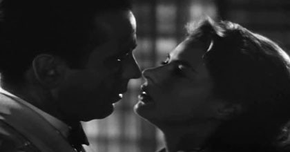 Filmruta från Casablanca med Ingrid Bergman och Humphrey Bogart