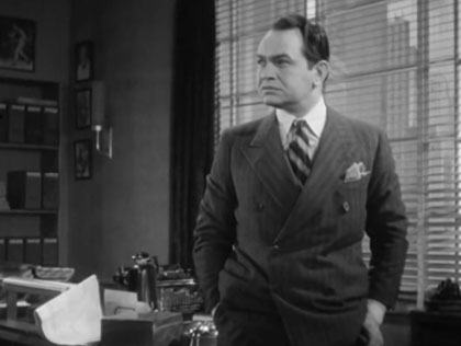 Filmruta med Edward G. Robinson i Kid Galahad