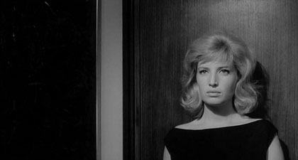 Filmruta med Monica Vitti i L’eclisse