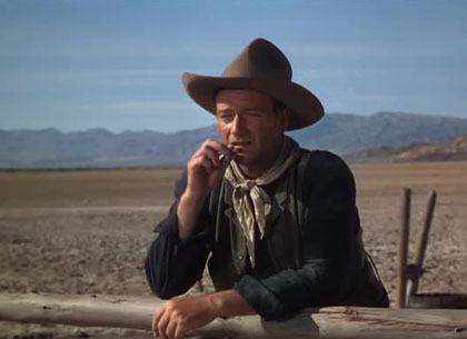 Filmruta med John Wayne i The Searchers