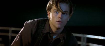 Filmruta med Leonardo DiCaprio i Titanic